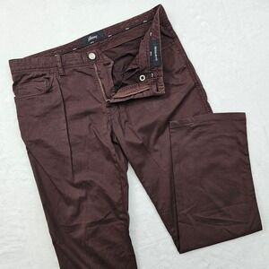 Brioni Chamonix Pants Mens 36 Brown Regular Fit Cotton Stretch Made in Italy